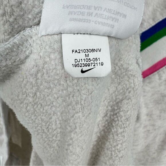 Nike Gray Hoodie Long-Sleeved Graphic Pull-Over Hoodie Medium - Picture 7 of 7